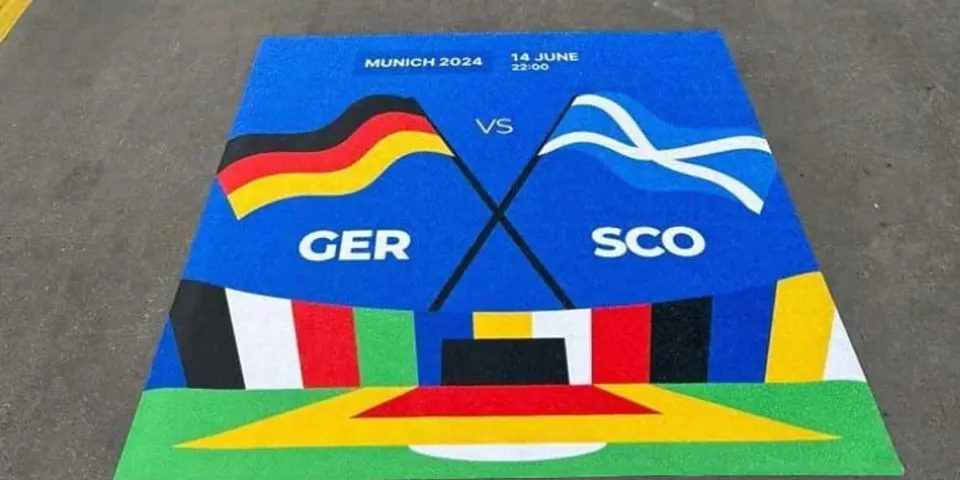 Film plastique – Match de l'Euro Allemagne : Écosse